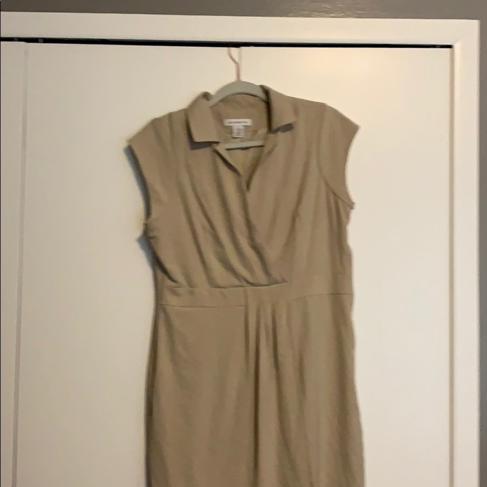 Liz Clairbourne Mock Wrap Dress